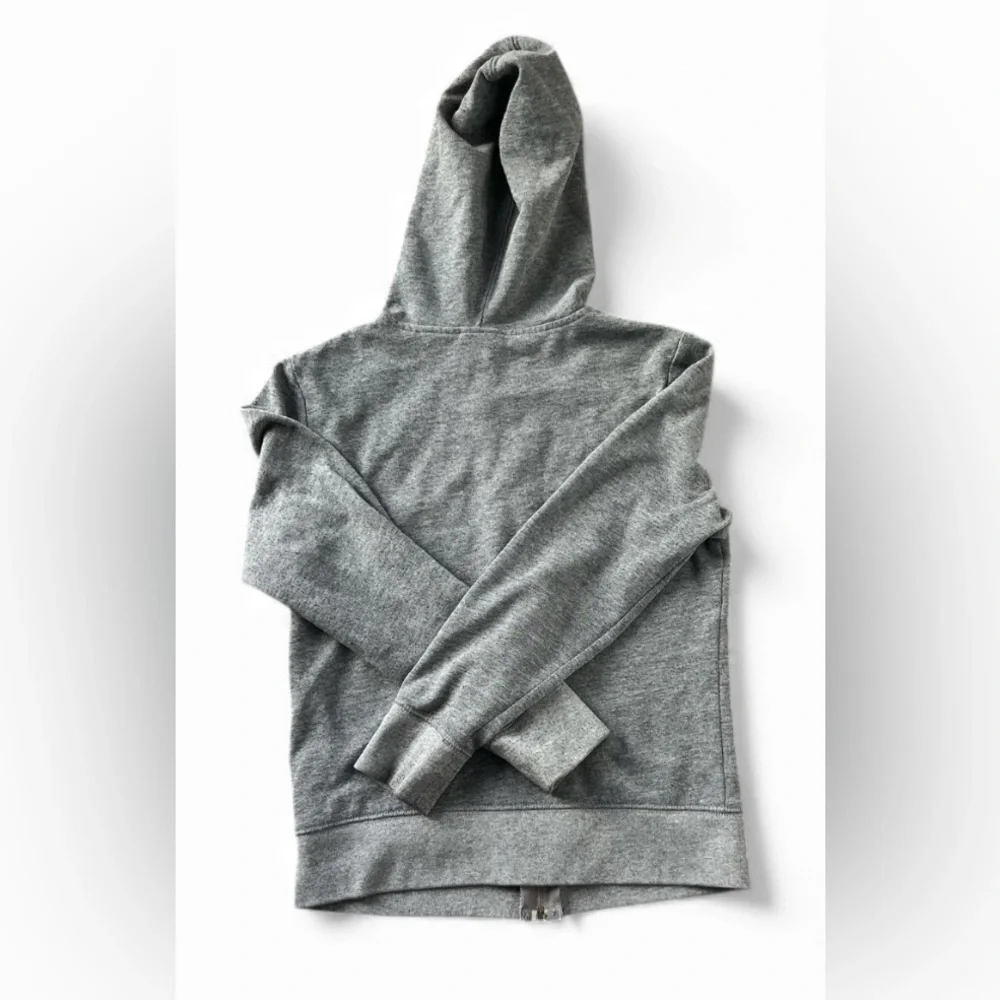 Justice Girls Gray Zipper Hoodie Gray Love Justice Size 8